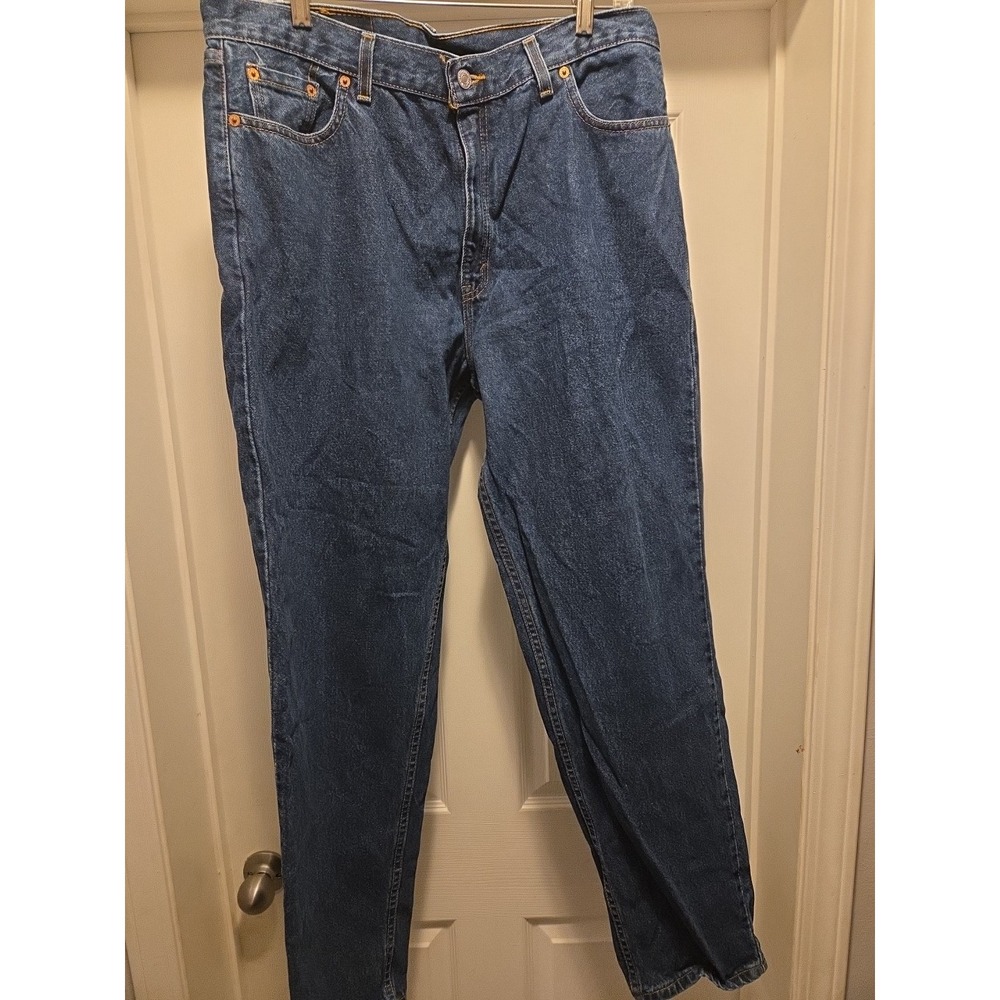 Vintage‎ Levi's 560 Jeans Denim Blue Regular Fit Straight Leg Size Medium 32-34
